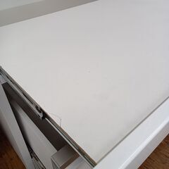 ★リユースのサカイ水戸店★レンジ台ホワイトH198×D45×W70クリーニング済みMT6739の画像