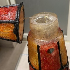 ツリー　　　ステンドグラス風　クリスマスツリーの画像