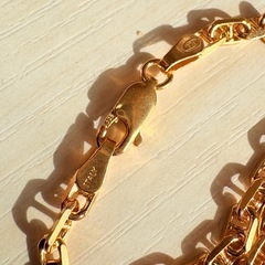 セフト K18ゴールド SV925 アンカー ネックレス 50cmの画像