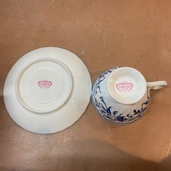 【引き取り限定】中古品　カップ&ソーサー　5個セット　NARUMI CHINAの画像
