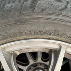 INVERNO  16インチホイール　ブリヂストンスタッドレスタイヤ　205/60R16の画像