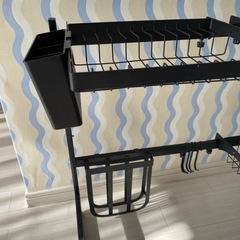 水切りラック　シンク上　キッチン　収納の画像