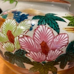 九谷焼　花瓶　花器の画像