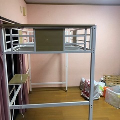 シングル用　ロフトベッド　枠の画像