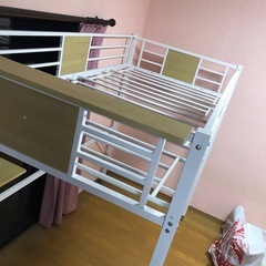 シングル用　ロフトベッド　枠の画像