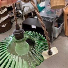 O2512-416 ペンダントライト グリーン 中古 リモコン付き 通電確認済みの画像