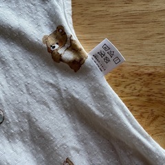 スワドル　メッシュ　くま柄の画像