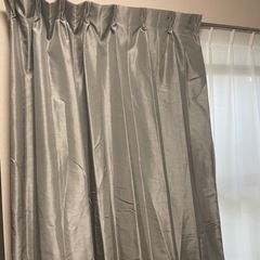 ニトリ カーテン ロシェ グレー 200×115 2枚組の画像