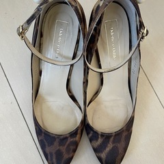 ★美品★オデットエオディール　ユナイテッドアローズ　ヒョウ柄ハイヒールの画像