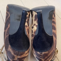★美品★オデットエオディール　ユナイテッドアローズ　ヒョウ柄ハイヒールの画像