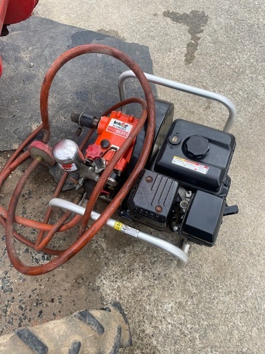 セット動墳　動力噴霧機