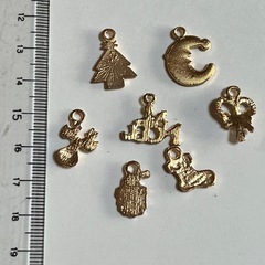 クリスマスチャームセット 7個の画像