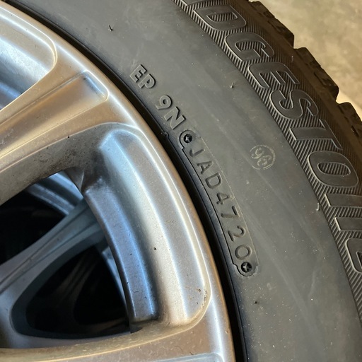 195/65R15 ステップワゴン　スタッドレス　アルミホイール付き　