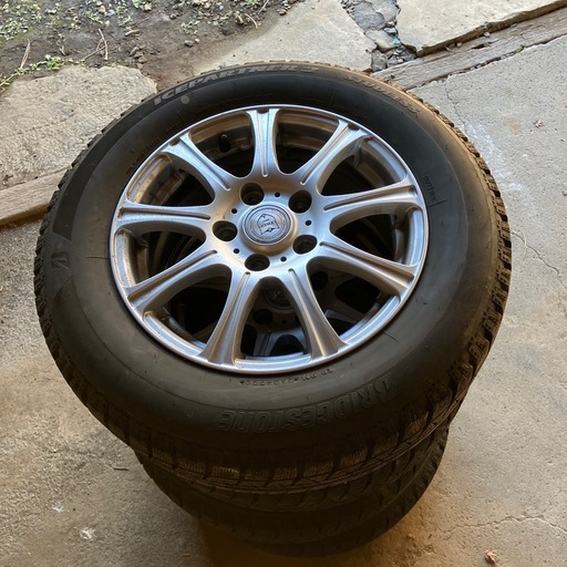 195/65R15 ステップワゴン　スタッドレス　アルミホイール付き　