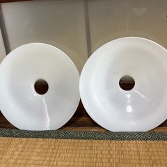 レトロ 電傘 ガラスシェード ミルクガラス  １個¥1,600-ですの画像