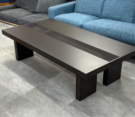 IDC大塚家具 リビングテーブル 中央ガラス センターテーブル ブラウン IDC大塚家具 リビングテーブル 中央ガラス センターテーブル ブラウン