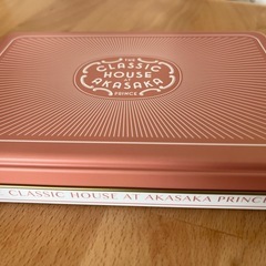 赤坂プリンスのクッキー缶（中身なし）の画像