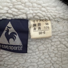 ルコックスポルティフ　ロングダウン　ベンチコート　中綿　Lの画像