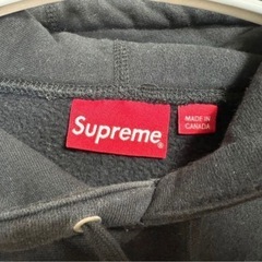 Supreme Cross Box Logo Hooded Sweatshirt ブラックの画像
