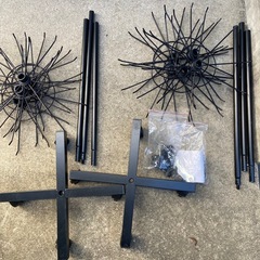 2つセット！回転ラックマルシェ什器の画像