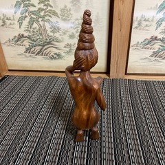 木の置きものの画像