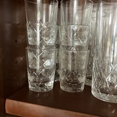 グラス　カットグラス　カクテルグラス　大量　まとめての画像