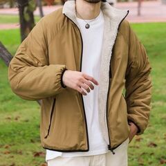 新品【ZIP OUTDOOR】リバーシブル 2WAY ボアブルゾン　の画像