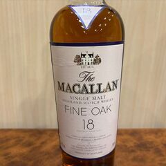 【愛品館八千代店】ザ・マッカラン ファインオーク 18年 シングルモルト スコッチウイスキーの画像