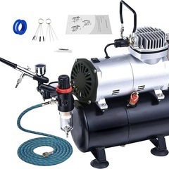 Ausuc エアブラシ コンプレッサー セット 
 塗装  の画像