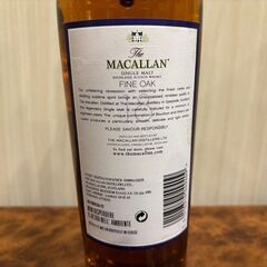 【愛品館八千代店】ザ・マッカラン ファインオーク 18年 シングルモルト スコッチウイスキーの画像