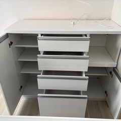キッチンカウンター120cm カップボード（12月21日14時半まで）の画像