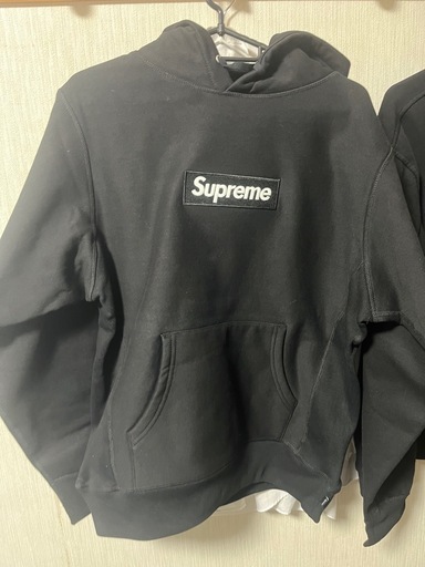 Supreme Box Logo Hooded Sweatshirt ブラック パーカー