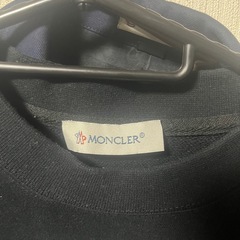 MONCLER モンクレール スウェット トレーナー 黒 ブラック ロゴの画像