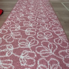 決まりました　ロングカーペット　ピンクの画像