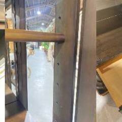 I16★maruni マルニ木工★キュリオケース 地中海シリーズ W64cm 引出し ライト付き 天然木 新品定価約30万円の画像