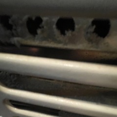 【受付終了】【中古】リンナイ　ガスファンヒーター（都市ガス）　RC-N353E ガスホース付きの画像