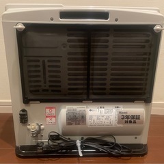 【受付終了】【中古】リンナイ　ガスファンヒーター（都市ガス）　RC-N353E ガスホース付きの画像