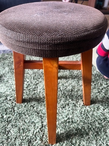 unicoクラブスミニスツールブラウン (こうたろう) 平塚の椅子