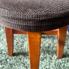 unicoクラブスミニスツールブラウン の画像