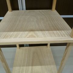 茶道 茶道具 更好棚 こうこうだな 木地 中古 高さ 約52.5cm 組み立て式 苫小牧西店の画像