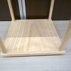 茶道 茶道具 更好棚 こうこうだな 木地 中古 高さ 約52.5cm 組み立て式 苫小牧西店の画像