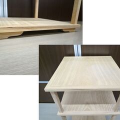 茶道 茶道具 更好棚 こうこうだな 木地 中古 高さ 約52.5cm 組み立て式 苫小牧西店の画像