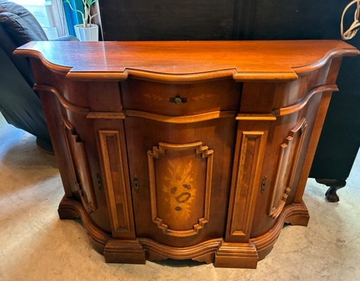 アンティーク/レトロ/サイドボード/キャビネット/コンソール/象嵌