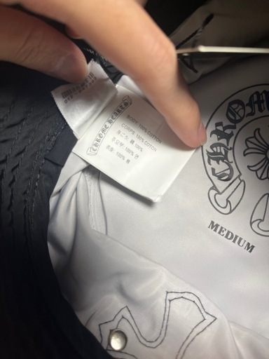 CHROME HEARTS クロムハーツ バケットハット ブラック