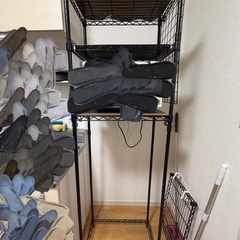 【無料】アイリスオーヤマ カラーメタルラック ペール上ラック ハイタイプの画像