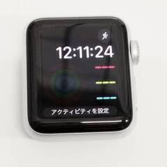 Apple Watch Series 3/GPS+セルラー/38mm/A1889/シルバー〈MTGN2J/A〉の画像