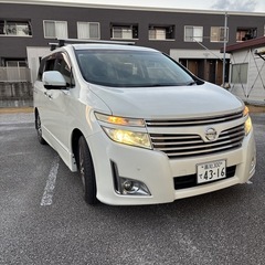 エルグランド e52 ヒッチメンバー　純正ナビ　車検ありの画像