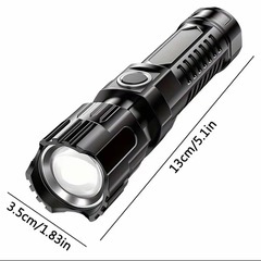 決まりました
【新品未使用】USB充電式懐中電灯　キャンプ、お散歩、非常用などに②の画像