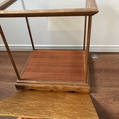 ガラスケース　五月人形　アンティークの画像