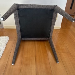 フライミー ダイニングチェア グレー系 背もたれ オシャレの画像